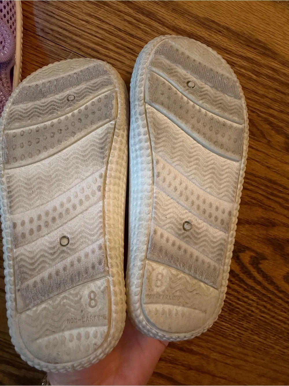 Cat & Jack Kids Slip-On Mesh Water Shoes in Purple and Pink